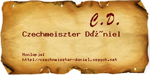 Czechmeiszter Dániel névjegykártya