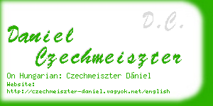 daniel czechmeiszter business card