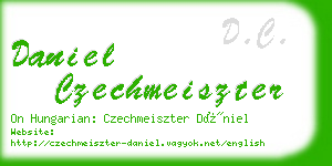 daniel czechmeiszter business card